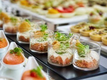 Tendance et fraicheur menu pour un traiteur moderne